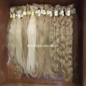 Coloured Bulk Hair (613 Bleach Blonde)